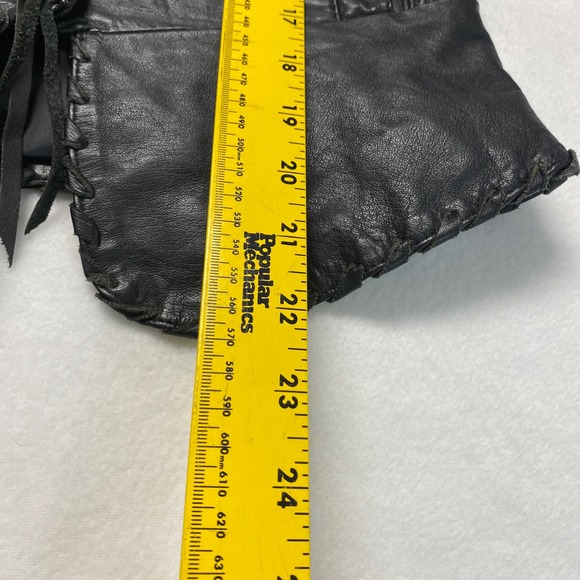 HARLEY DAVIDSON‎ Womens XS Black Leather Vest Fringe Biker Chick Motorcycle - Picture 16 of 16